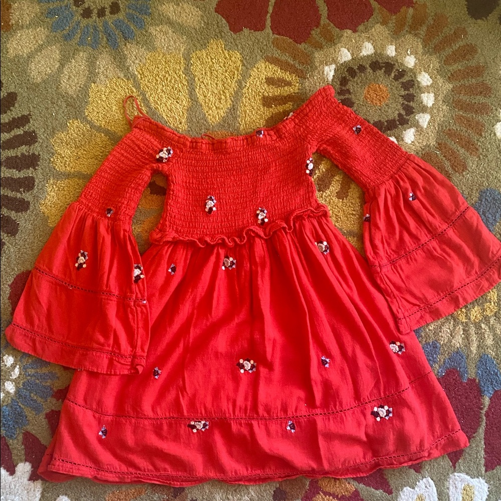 Free People Off-The-Shoulder Dress size S